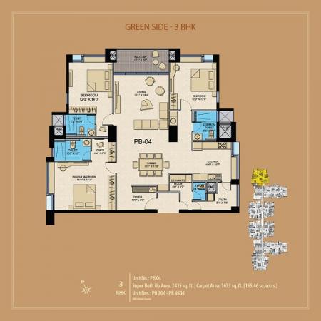 3 BHK Flat for Sale of Super Built-up 2415 Sq.ft in The Presidential Tower Yeshwanthpur Bangalore by Saiful 3 BHK Flat for Sale of Super Built-up 2415 Sq.ft in The Presidential Tower Yeshwanthpur Bangalore by Saiful