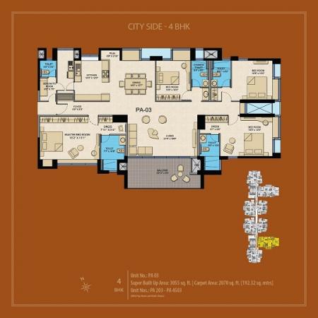 4 BHK Flat for Sale of Super Built-up 3055 Sq.ft in The Presidential Tower Yeshwanthpur Bangalore by Saiful 4 BHK Flat for Sale of Super Built-up 3055 Sq.ft in The Presidential Tower Yeshwanthpur Bangalore by Saiful