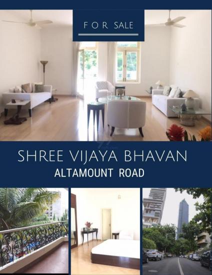 2 BHK Flat for Sale of Built-up 1889 Sq.ft in Shree Vijaya Bhavan Altamount Road Cumballa Hill Mumbai by Allwyn Borde 2 BHK Flat for Sale of Built-up 1889 Sq.ft in Shree Vijaya Bhavan Altamount Road Cumballa Hill Mumbai by Allwyn Borde