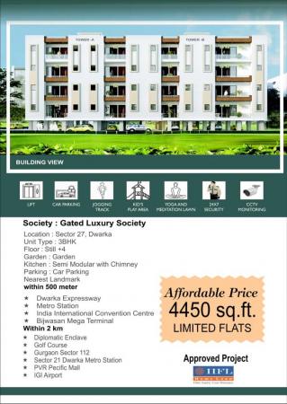 2 BHK Flat for Sale of Built-up 1073 Sq.ft in Surbhi Sakshi Housing Dwarka Delhi by Arpita 2 BHK Flat for Sale of Built-up 1073 Sq.ft in Surbhi Sakshi Housing Dwarka Delhi by Arpita