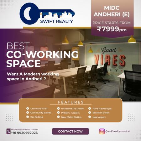 10000 sqft Office Space for Rent in Workspace Andheri East Mumbai by Fuzel Sayed Parvez 10000 sqft Office Space for Rent in Workspace Andheri East Mumbai by Fuzel Sayed Parvez
