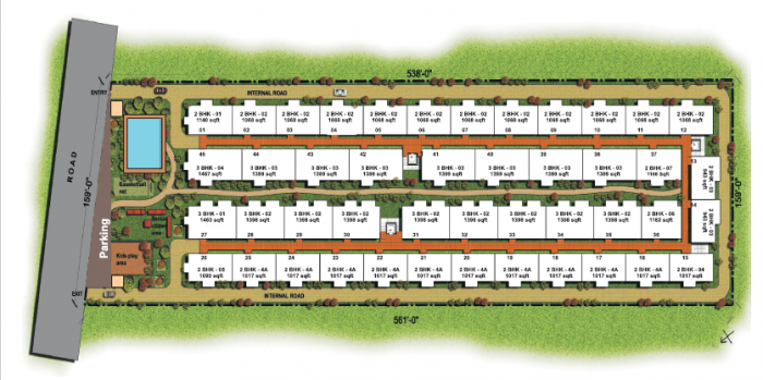3 BHK Flat for Sale of Built-up 1399 Sq.ft in Urban Ecospace Sarjapur Bangalore by Sindhu 3 BHK Flat for Sale of Built-up 1399 Sq.ft in Urban Ecospace Sarjapur Bangalore by Sindhu