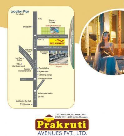 Residential Plot for Sale of Plot 200 Sq.ft in Prakruti Avenues Bhogapuram Vizianagaram by Sweta Residential Plot for Sale of Plot 200 Sq.ft in Prakruti Avenues Bhogapuram Vizianagaram by Sweta