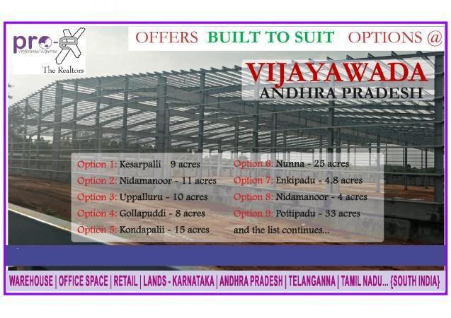 Carpet 55000 Sq.ft Warehouse / Godown for Rent in Nidamarru Vijayawada by Proex The Realtors Carpet 55000 Sq.ft Warehouse / Godown for Rent in Nidamarru Vijayawada by Proex The Realtors